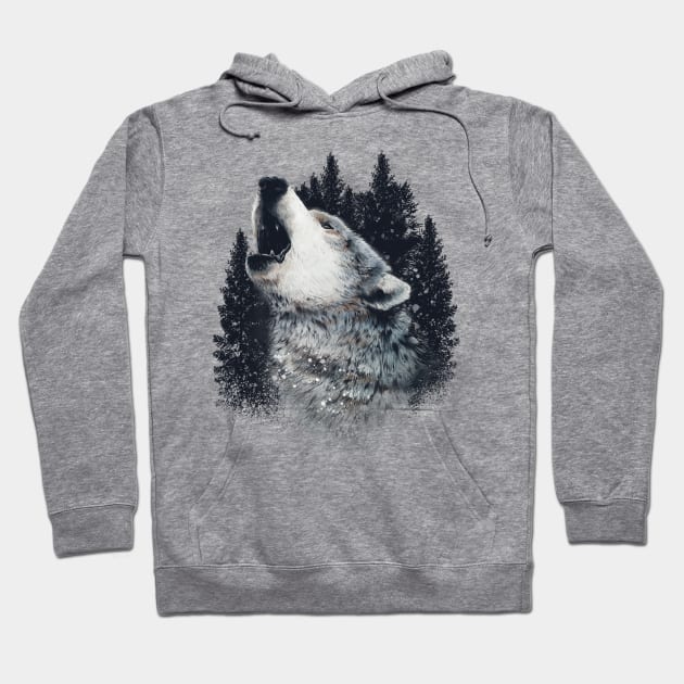 wolf Hoodie by Chack Loon